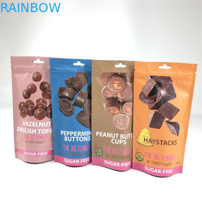 Reißverschluss CMYK 110mic stehen oben Beutel Edibles-Hanf-Kind prüfen Plastik-Taschen