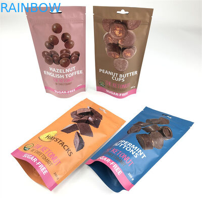 Reißverschluss CMYK 110mic stehen oben Beutel Edibles-Hanf-Kind prüfen Plastik-Taschen