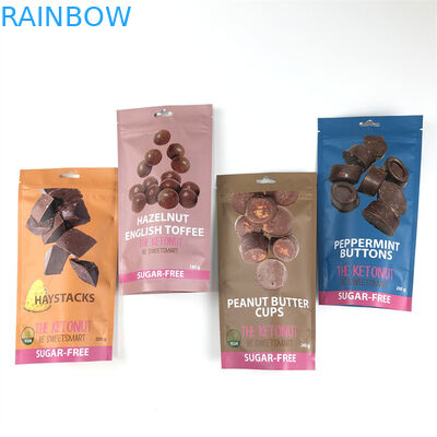 Reißverschluss CMYK 110mic stehen oben Beutel Edibles-Hanf-Kind prüfen Plastik-Taschen