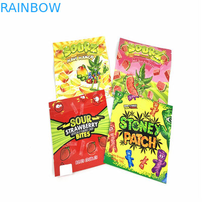 CMYK SGS-Gravüren-Geruch-Beweis-Beutel mit Reißverschluss stehen oben Kind beständiges 110mic