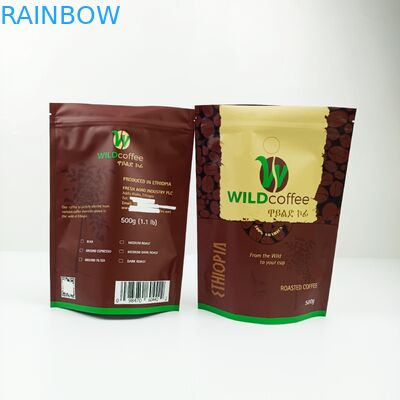 MOPP 200mic Aluminiumfolie-Beutel vmpet SGS CMYK tropfen Kaffee-Filtertüte