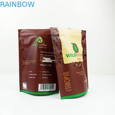 MOPP 200mic Aluminiumfolie-Beutel vmpet SGS CMYK tropfen Kaffee-Filtertüte