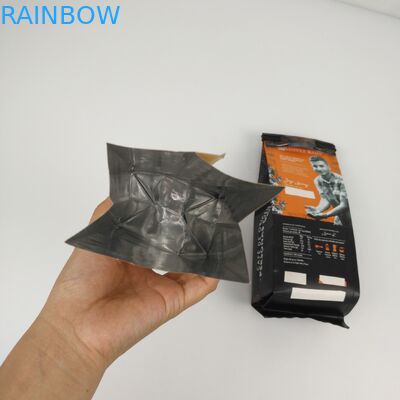 PET SGS 12C Tasche 200mic CMYK flache untere verpackende Seitenkeil-Reißverschluss-Tasche