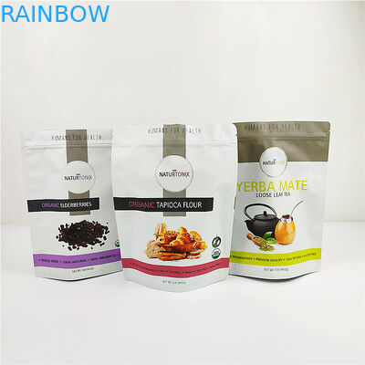 Gravüre 120mic lamellierte Stand herauf Kunststoffgehäuse-Tasche der Hologramm-Taschen-VMPET MOPP