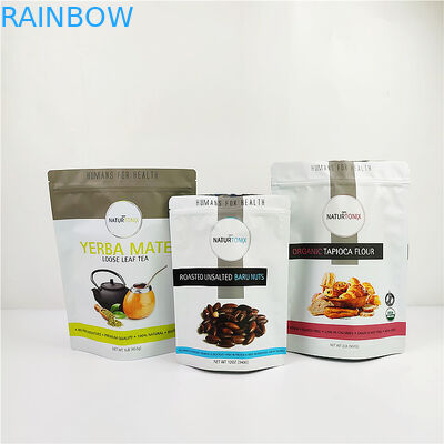 Aluminiumfolie-Plastikbeutel SGS CMYK des Nahrungsmittelgrad-120mic Gravürendrucken