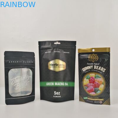 200g Vmpet 10C lamellierte die Plastikbeutel, die schwarzen Matte Mopp verpacken