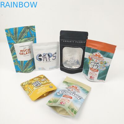 Doypack-Reißverschluss-Beutel Gravüre CMYK 200mic Matte Aluminum Foil Pouches VMPET