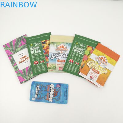 Doypack-Reißverschluss-Beutel Gravüre CMYK 200mic Matte Aluminum Foil Pouches VMPET