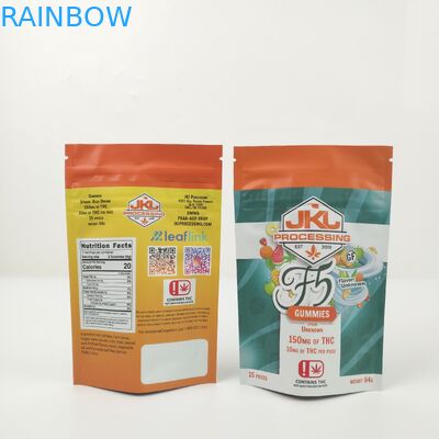 Matte Doypack 0.7c Al Stand Up Zipper Pouch kompostierbar für Bolsa-Imbiss