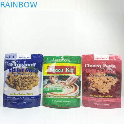 Wiederversiegelbarer Plastik Reißverschluss CMYK Mopp sackt Retorten-Beutel Plastik-Doypack-Tasche ein