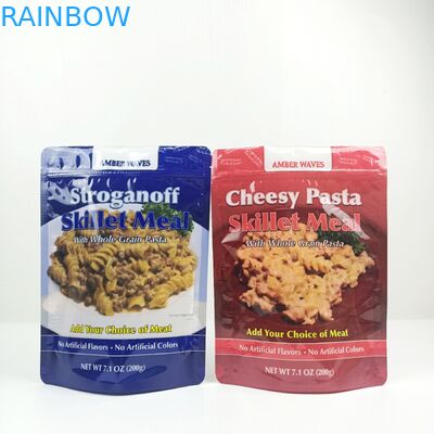 Wiederversiegelbarer Plastik Reißverschluss CMYK Mopp sackt Retorten-Beutel Plastik-Doypack-Tasche ein