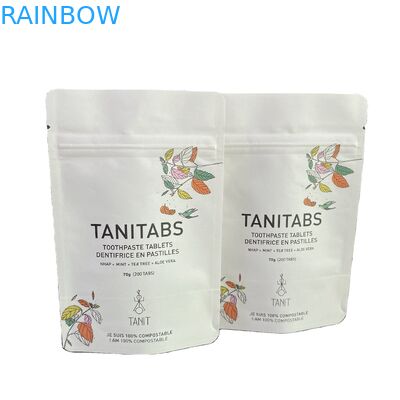 Kraftpapier-Tasche mit Reißverschluss Vmpet PAs 1.5c 80mic lamellierte Nuss-Verpackentaschen