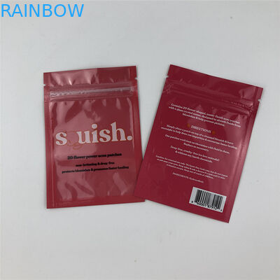 Gravüren-Plastik-Reißverschluss-Tasche 0.7c Al With Clear Front Window 120mic MOPP