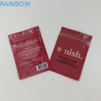 Gravüren-Plastik-Reißverschluss-Tasche 0.7c Al With Clear Front Window 120mic MOPP