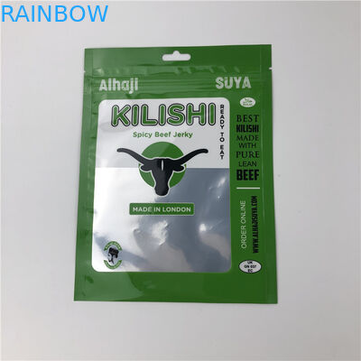 Plastikbeutel SGS Kraftpapier, die CMYK VMPET NY CPP für Trockenfleisch vom Rind verpacken