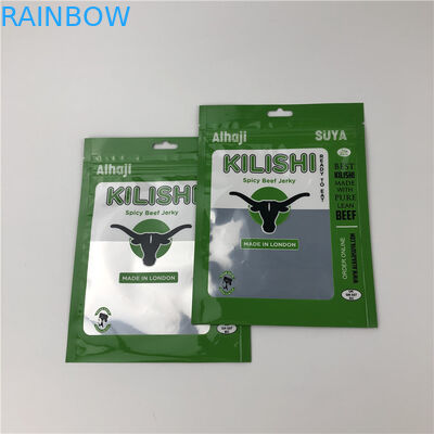 Plastikbeutel SGS Kraftpapier, die CMYK VMPET NY CPP für Trockenfleisch vom Rind verpacken