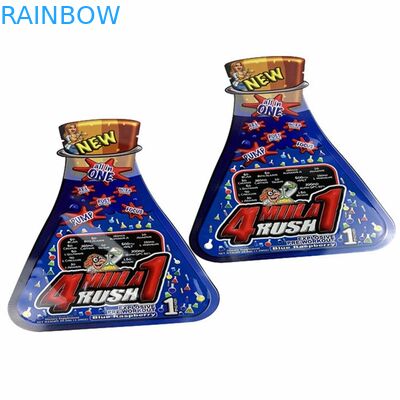 Digital-Druck-blühen kundenspezifischer Form-Kokosnussöl-Kissen-Plastik-Nahrungsmittelschlauchbeutel-Imbiss-Süßigkeits-Beutel für Unkräuter