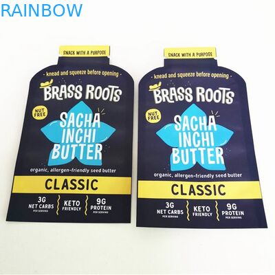 Digital-Druck-blühen kundenspezifischer Form-Kokosnussöl-Kissen-Plastik-Nahrungsmittelschlauchbeutel-Imbiss-Süßigkeits-Beutel für Unkräuter