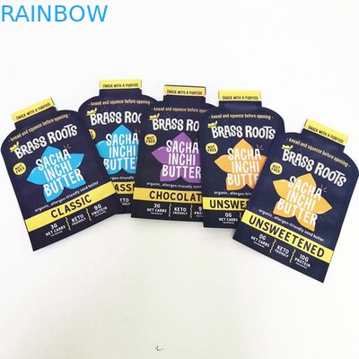 Digital-Druck-blühen kundenspezifischer Form-Kokosnussöl-Kissen-Plastik-Nahrungsmittelschlauchbeutel-Imbiss-Süßigkeits-Beutel für Unkräuter