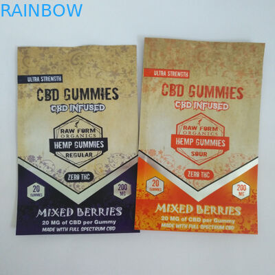 Beutel-Süßigkeiten Gummies 150mg THC CBD Sugar Doypack Candies Gummies Packaging Verpackenbeutel