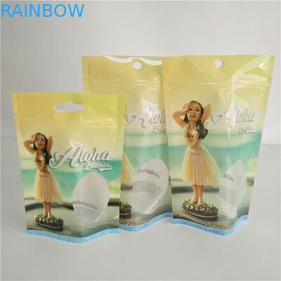 Kundenspezifischer Druckhanf-Öl-Splitter vereiteln Kapsel-Verpackentasche Plastik-Unkräuter Vape Pen Pack Gummies Candy Pouches CBD