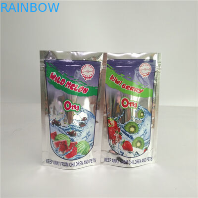 Kinderbeweis-Reißverschluss-Geruch-BeweisAluminiumfolie Öl Bud Weed Gummy Candy Sachet THC 420 CBD