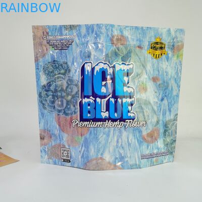 Kundenspezifische Druckdrei Öl-Kapsel-Reißverschluss-Tasche der Seiten-Dichtungs-Tabak-Blatt-Öl-Taschen-Kräuterunkraut-CBD