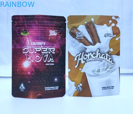 Aluminiumfolie-Freunde 1g 4g 7g 10g, die Geruch-Beweistasche des Tasche CBD gummies Beuteldeltas 8 mit Reißverschluss verpacken