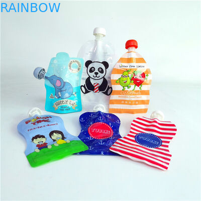 Großhandelsflüssige Beweistüllenbeutel Plastik-Plastiktasche für Saftflüssigkeit Nahrungsmittelbeutel-Verpackenpakete formte Plastik-Taschen