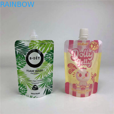 Persönlich fertigen Sie Flüssigkeit 1liter stehen oben Taschenmattdruckaufkleber-Samenöl-Tüllenbeutel besonders an