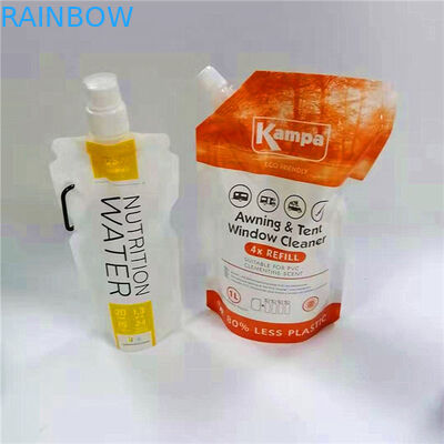 Flüssige nachfüllbare Tasche mit Tülle und Deckel für flüssige reinigende Tüllen-Tasche für Waschpulver-Aluminiumtüllen-Beutel