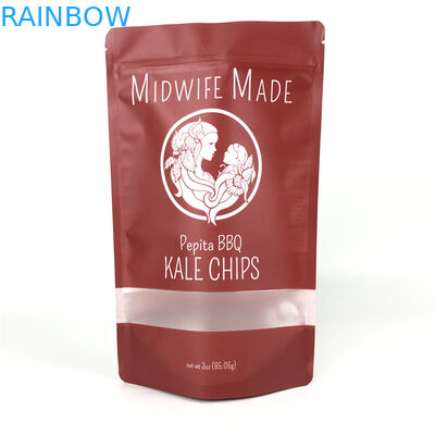 Aluminiumverpacken- der Lebensmitteltasche Matte Effect Plastic Laminated Stand herauf Tee Mischveggies-Beutel-Beutel für Chips