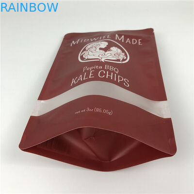 Aluminiumverpacken- der Lebensmitteltasche Matte Effect Plastic Laminated Stand herauf Tee Mischveggies-Beutel-Beutel für Chips