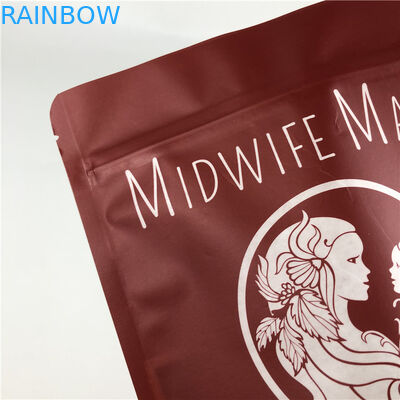 Aluminiumverpacken- der Lebensmitteltasche Matte Effect Plastic Laminated Stand herauf Tee Mischveggies-Beutel-Beutel für Chips