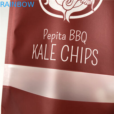 Aluminiumverpacken- der Lebensmitteltasche Matte Effect Plastic Laminated Stand herauf Tee Mischveggies-Beutel-Beutel für Chips