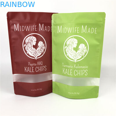 Trockene Plastikkräuterfrucht Satz-organische kundenspezifische Paket-Beutel Matcha mit Reißverschluss Mischveggies Chips Packaging Plastic Bag
