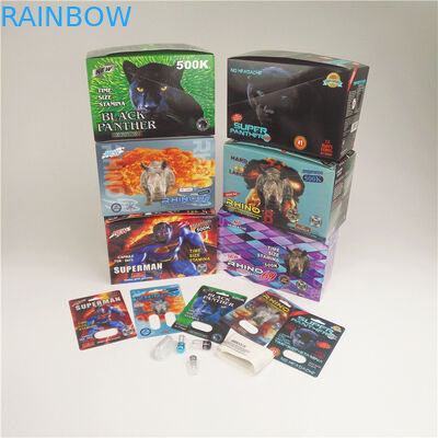 Pillen 90mic tapezieren der Karten-3D ganz eigenhändig geschriebe die Plastikkapsel-Blase Karten-des Nashorn-7