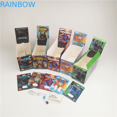 Pillen-Verpackenkarten-Kasten-Blasen-Mamba Pather des Nashorn-7 des Platin-3D