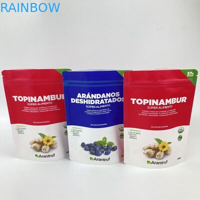 CYMK-Nahrung- für Haustiereverpackungsfolien OPP AL Biodegradable Winkel- des Leistungshebelskraftpapier-Tasche