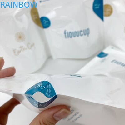 Mikrowellen-Sterilisator-Plastik-Imbiss sackt 150 Mikrometer für Menstruationstasse ein