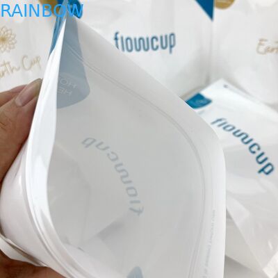 Mikrowellen-Sterilisator-Plastik-Imbiss sackt 150 Mikrometer für Menstruationstasse ein