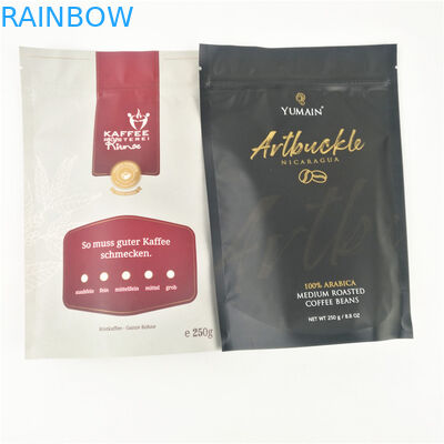 Wiederversiegelbarer Reißverschluss-Beutel-feuchtigkeitsfestes Kraftpapier OPP CMYK MOPP AL