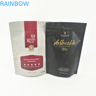 Wiederversiegelbarer Reißverschluss-Beutel-feuchtigkeitsfestes Kraftpapier OPP CMYK MOPP AL