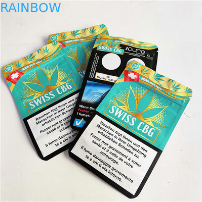 Taschen-mit Reißverschluss essbare verpackende UVstelle MOPP CMYK Nahrung-Runtz Plastik Gravüre