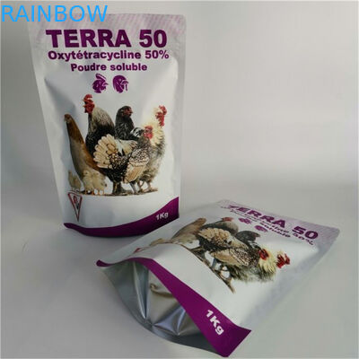 Nahrung- für Haustierebeutel MOPP VMPET Plastik 240mic Pantone zieht verpackende Tasche ein