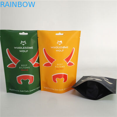 Taschen-Biltongue-MOPP kindersicheres Plastik Trockenfleisch vom Rind, 110 Mikrometer verpackend