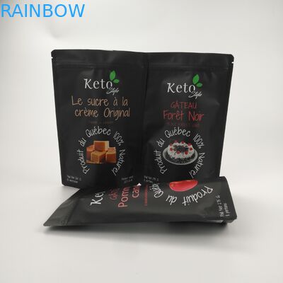 Plastikreißverschluss-Beutel CMYK VMPET selbstdichtende 110 Mikrometer AL-CPPs essbare Plastik Taschen-