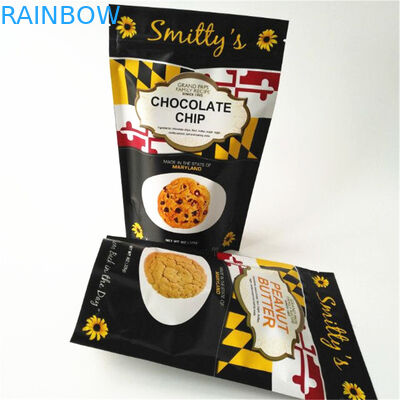 Plastikreißverschluss-Tasche der Schlange Doypack-Nahrungsmittelstand-oben Beutel-12C CMYK MOPP