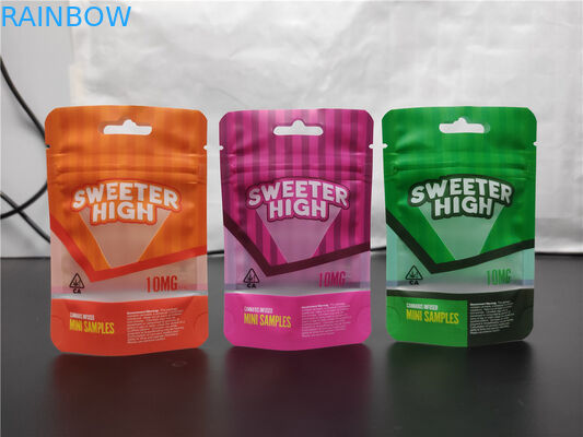 CBD-Süßigkeits-Nahrungstand herauf Plastik-Tasche Kunststoffgehäuse-Geruch-Beweis