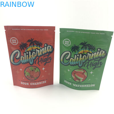 Unregelmäßige Form-kindersicherer Reißverschluss sackt PET 50mic - 200mic MOPP VMPET ein